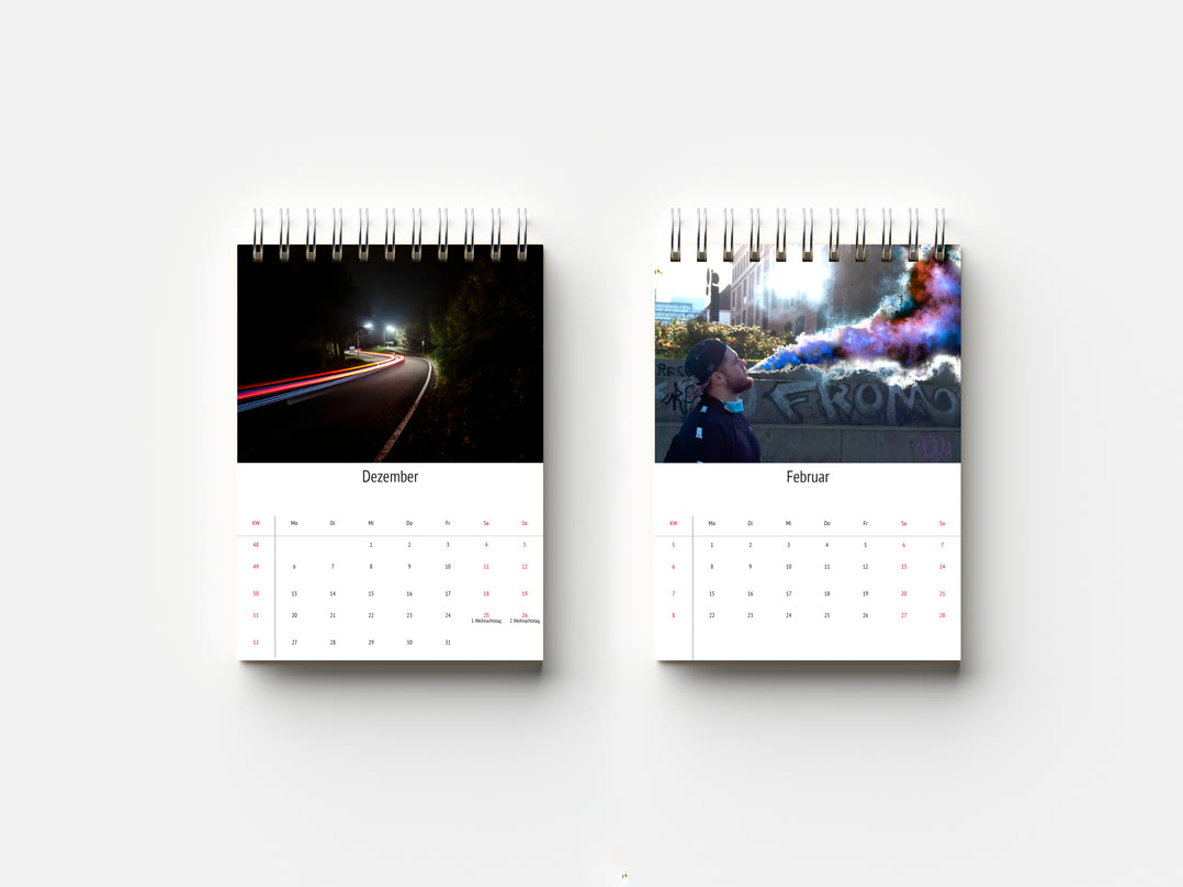Kalender-Mockup